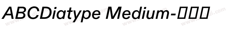 ABCDiatype Medium字体转换 ABCDiatype Medium字体转换